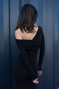 VESTIDO ASIMETRICO ULTIMA PIEZA L