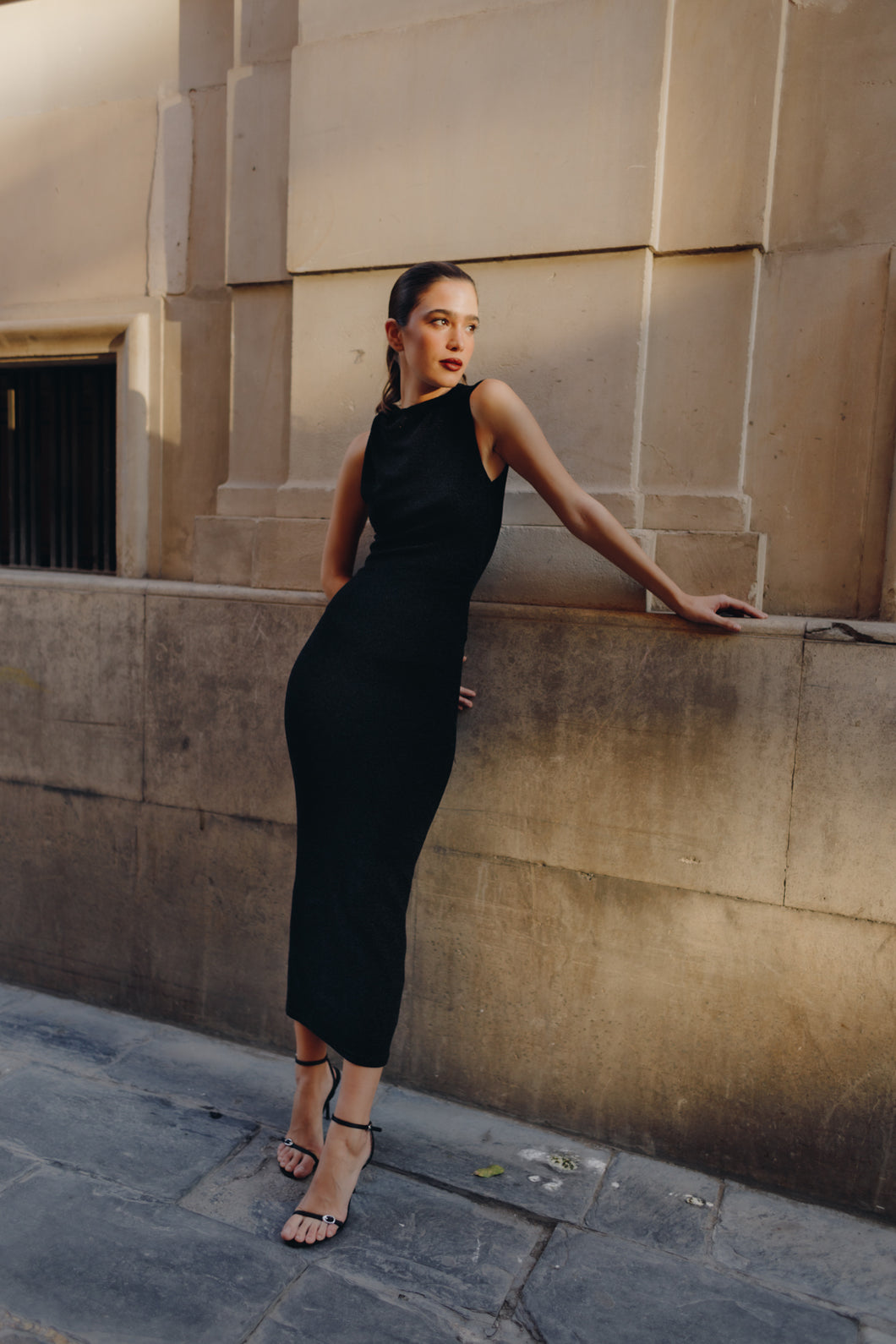 VESTIDO PUNTO LUREX