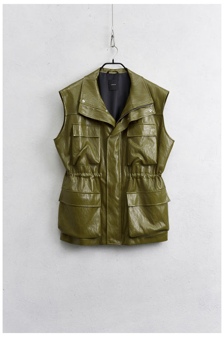 THE MILITARY GREEN VEST