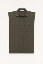 Cargar imagen en el visor de la galería, THE SHOULDER PAD FLOWY SHIRT