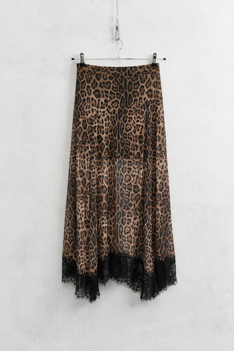 THE ANIMAL PRINT LACE SKIRT