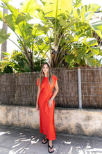 Cargar imagen en el visor de la galería, VESTIDO NUDO DELANTERO