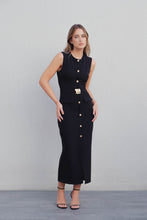 Cargar imagen en el visor de la galería, VESTIDO MIDI CINTURÓN