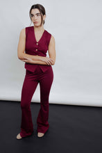 Cargar imagen en el visor de la galería, PANTALON PUNTO TEXTURA  FLARE