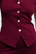 Cargar imagen en el visor de la galería, TOP CHALECO PUNTO TEXTURA