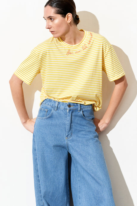 THE BUTTER STRIPES T SHIRT
