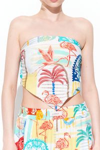 THE PRINTED SCARF TOP