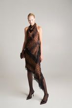 Load image into Gallery viewer, THE HALTER LACE ANIMALIER TOP