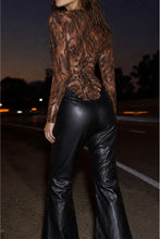Cargar imagen en el visor de la galería, THE ANIMALIER CORSET MESH TOP