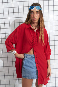 TUNICA  CAMISERA CALADA  SYMPHORINE