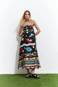 VESTIDO MIDI SIRENA  SYMPHORINE