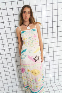 VESTIDO MIDI SIRENA  SYMPHORINE