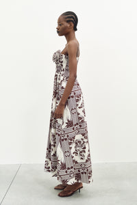 THE MIX MEDIA  FLOWER DRESS ULTIMA PIEZA ONE SIZE