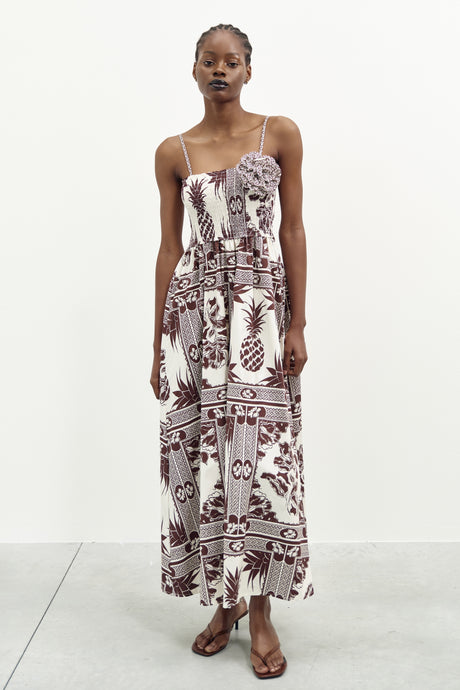 THE MIX MEDIA  FLOWER DRESS ULTIMA PIEZA ONE SIZE