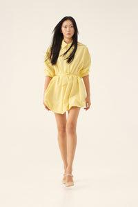 THE YELLOW BUBBLE SHIRT DRESS