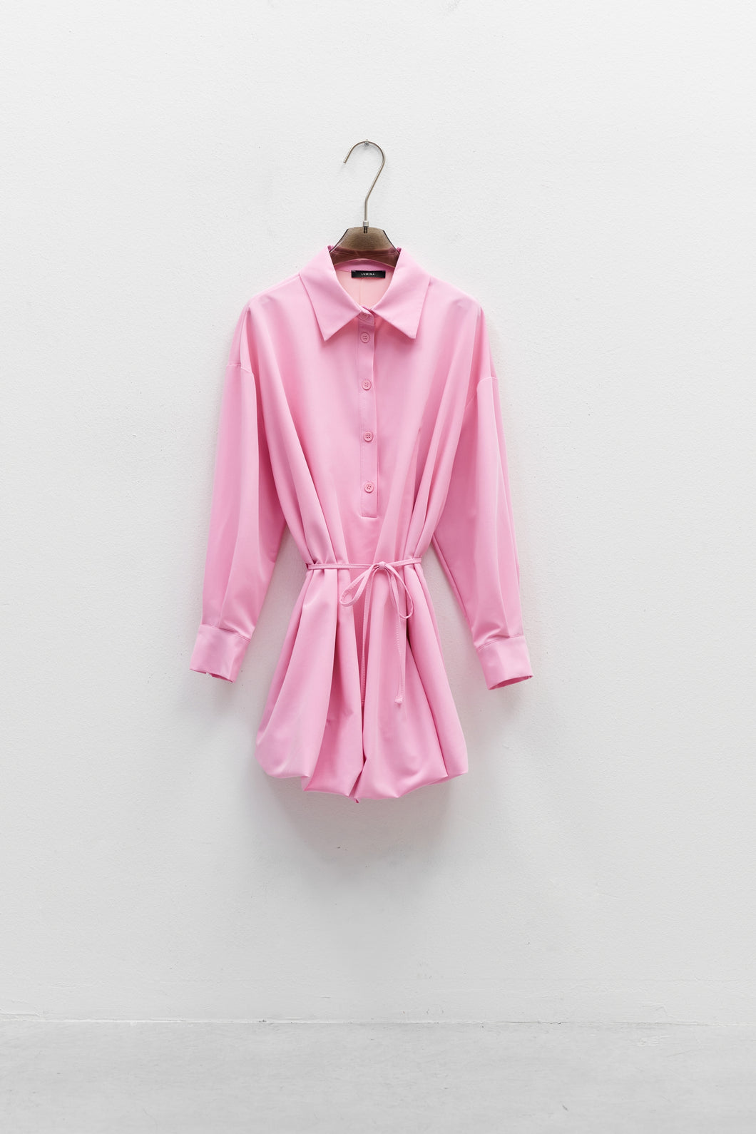 THE PINK BUBBLE SHIRT DRESS